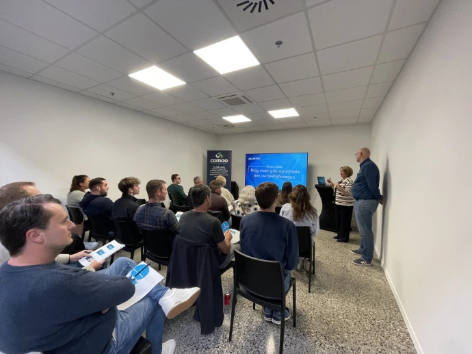 Sfeerbeeld van de advanced masterclass voor grote vloten.