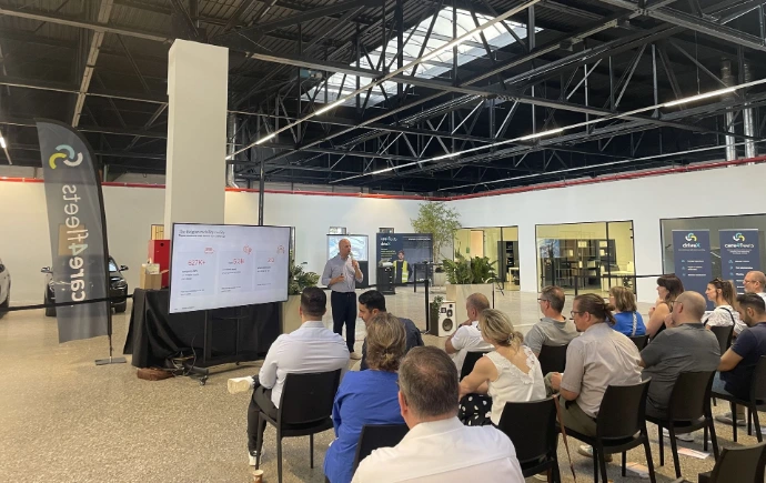 Foto van een vorige opleiding in het Delivery & Event Center van Care4fleets